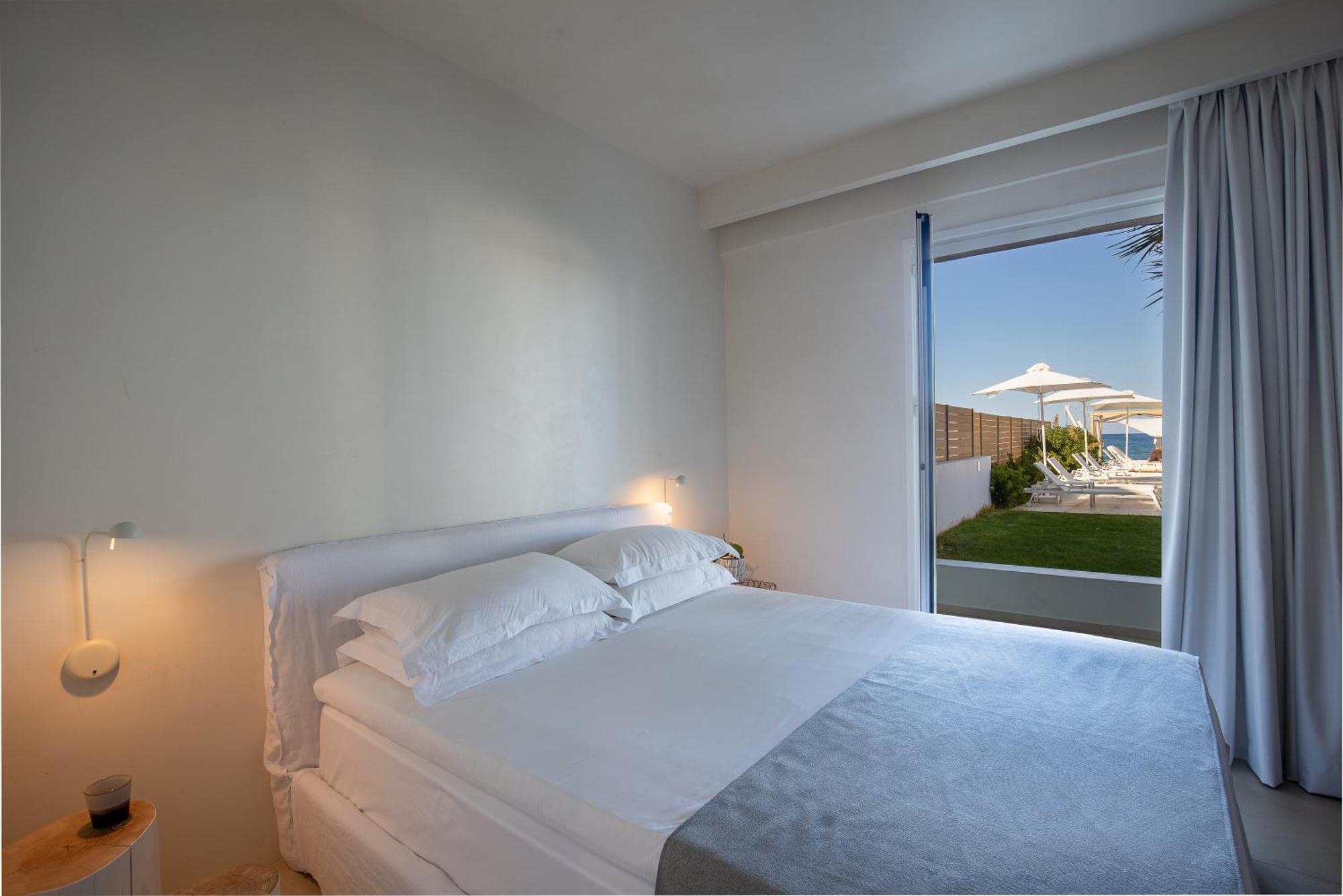 Akrogiali Beach Hotel Apartments Mália Quarto foto